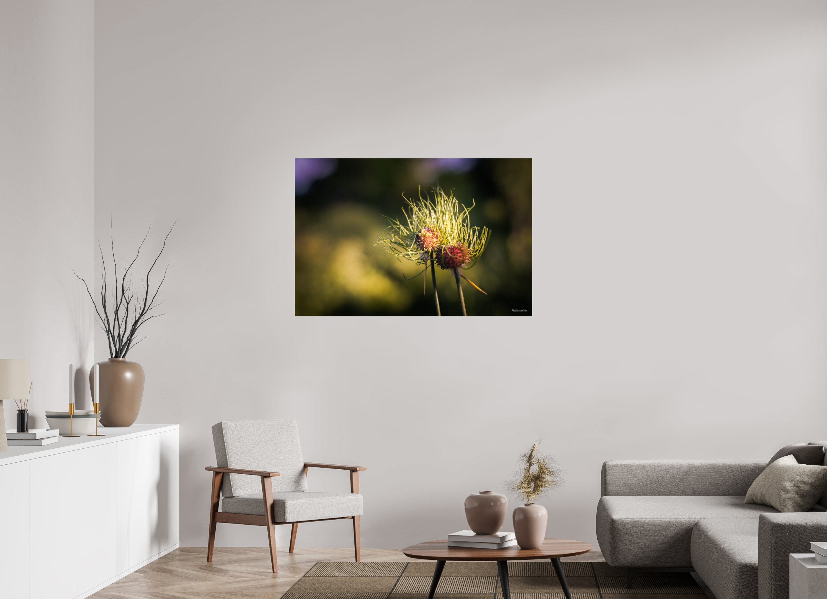 120 x 80 cm, Photo Print On Fuji Crystal DP II Fleurs dans le Jardin de Gulio à Ségur le Château (kopie)
