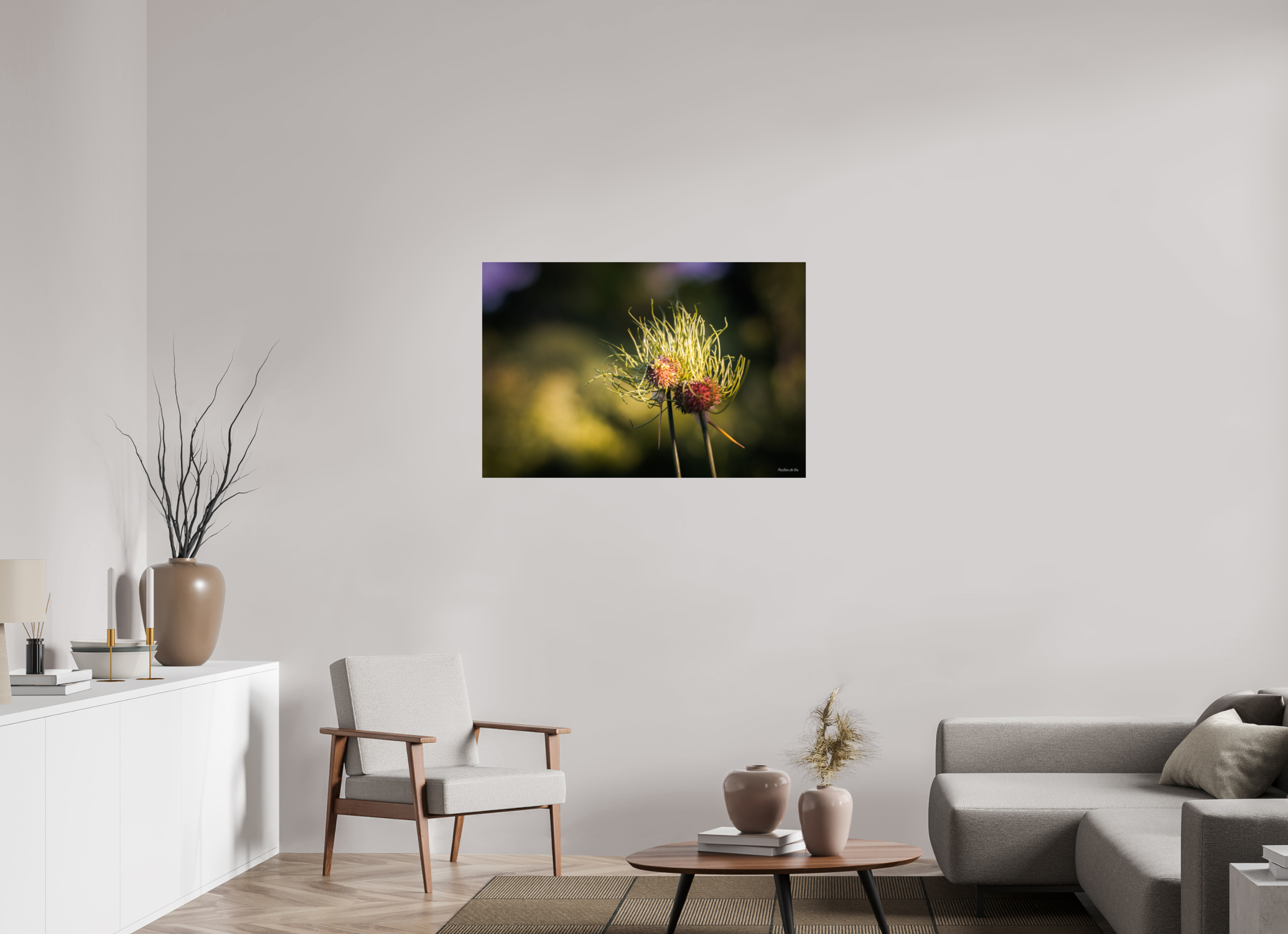 105 x 70 cm, Photo Print On Fuji Crystal DP II Fleurs dans le Jardin de Gulio à Ségur le Château (kopie)